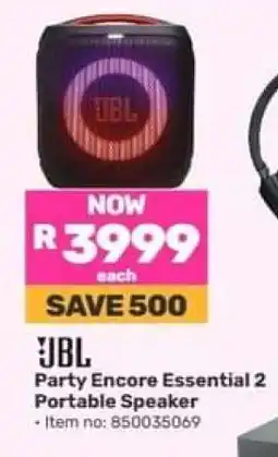 Game JBL Party Encore Essential 2 Portable Speaker offer