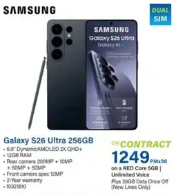 Incredible Connection SAMSUNG Galaxy S26 Ultra 256GB offer