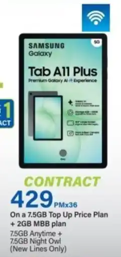 Incredible Connection SAMSUNG Galaxy Tab A11 Plus offer