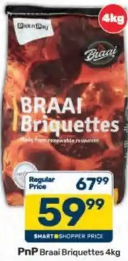 Pick n Pay Braai Briquettes offer
