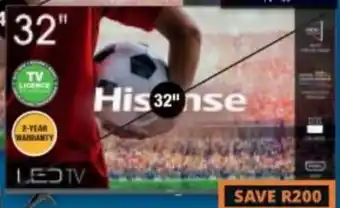 Checkers Hyper Hisense HD LED TV 32" offer