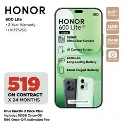 HiFi Corp HONOR 600 Lite offer
