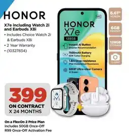 HiFi Corp HONOR X7e including Watch 2i and Earbuds X8i offer