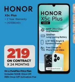 HiFi Corp HONOR X5c Plus offer