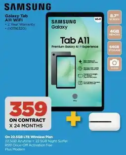 HiFi Corp SAMSUNG Galaxy Tab A11 WiFi offer