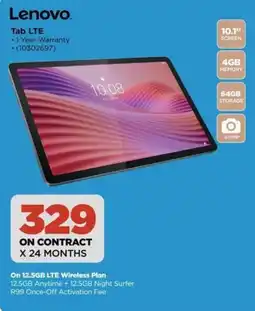 HiFi Corp Lenovo Tab LTE offer