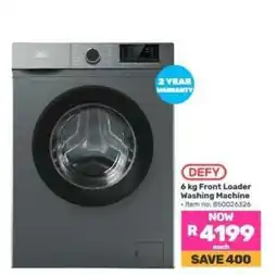 Game Defy 6 kg Front Loader Washing Machine offer