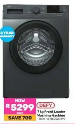 Game DEFY 7 kg Front Loader Washing Machine offer