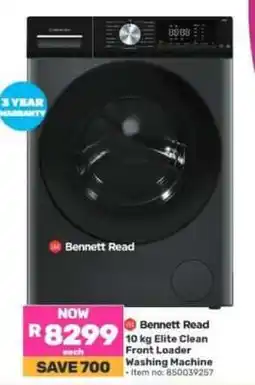 Game Bennett Read 10 kg Elite Clean Front Loader Washing Machine offer