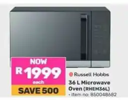 Game Russell Hobbs 36 L Microwave Oven (RHEM36L) offer