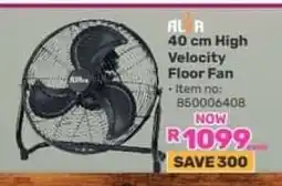 Game ALVA 40 cm High Velocity Floor Fan offer