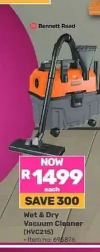 Game Bennett Read Wet & Dry Vacuum Cleaner (HVC215) offer