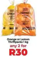 Food Lover's Market Food lover's market - orange or lemon thriftpacks offer