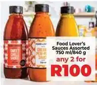 Food Lover's Market Sauces offer
