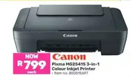 Game Canon Pixma MG2541S 3-in-1 Colour Inkjet Printer offer