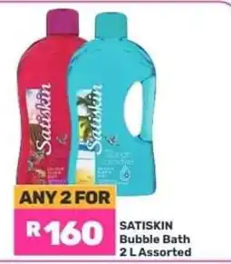 Game Satiskin Bubble Bath offer