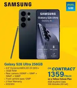 Incredible Connection SAMSUNG Galaxy S26 Ultra 256GB offer