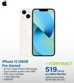 Incredible Connection iPhone 13 128GB offer
