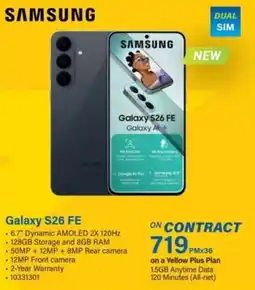 Incredible Connection Samsung Galaxy S26 FE offer