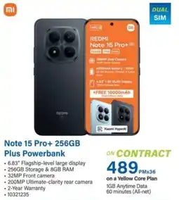 Incredible Connection Redmi Note 15 Pro+ 256GB offer