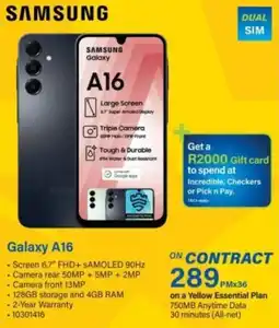 Incredible Connection Samsung Galaxy A16 offer