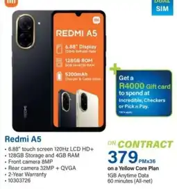 Incredible Connection Redmi A5 offer