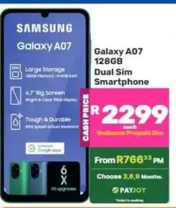 Game Samsung Galaxy A07 offer