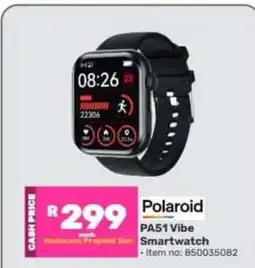 Game Polaroid PA51 Vibe Smartwatch offer