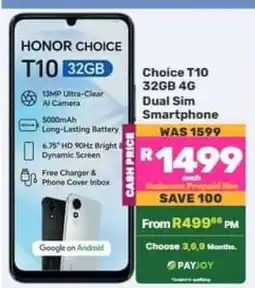 Game Choice T10 32GB 4G Dual Sim Smartphone offer