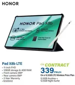 Incredible Connection HONOR Pad X8b LTE offer