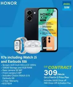 Incredible Connection HONOR X7e offer