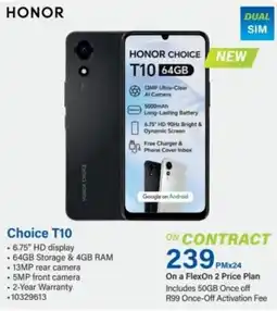 Incredible Connection HONOR Choice T10 offer