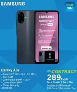 Incredible Connection SAMSUNG Galaxy A07 offer