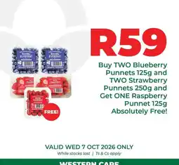 Food Lover's Market Lovers+ - blueberry punnet and strawberry punnet offer