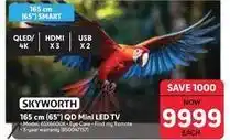 Makro Skyworth - 165 cm (65) qd mini led tv offer