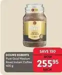 Makro Douwe egberts - pure gold medium roast instant coffee offer