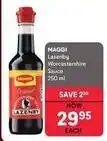 Makro Maggi - lazenby worcestershire sauce offer