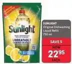 Makro Sunlight - original dishwashing liquid refill offer