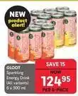 Makro Sparkling energy drink offer