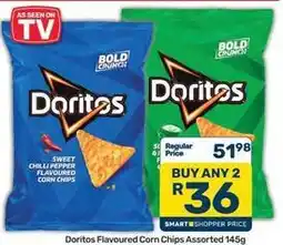 Pick n Pay Doritos - flavoured corn chips offer