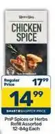 Pick n Pay Pnp spices or herbs refill offer