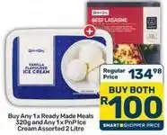 Pick n Pay Ready made meals & ice cream offer