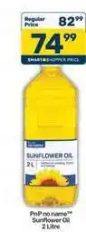 Pick n Pay Sunflower oil offer