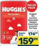 Pick n Pay Huggies - dry comfort disposable nappies value pack offer