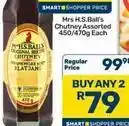 Pick n Pay Hypermarket Chutney assorted offer