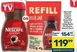 Pick n Pay Hypermarket Nescafé - classic instant coffee assorted offer