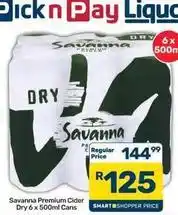 Pick n Pay Hypermarket Savanna - premium cider offer