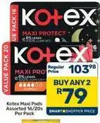 Pick n Pay Hypermarket Kotex - maxi pads offer