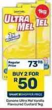 Pick n Pay Hypermarket Danone - ultra mel vanilla flavoured custard offer