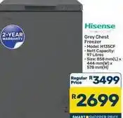 Pick n Pay Hypermarket Hisense - grey chest freezer h135cf offer
